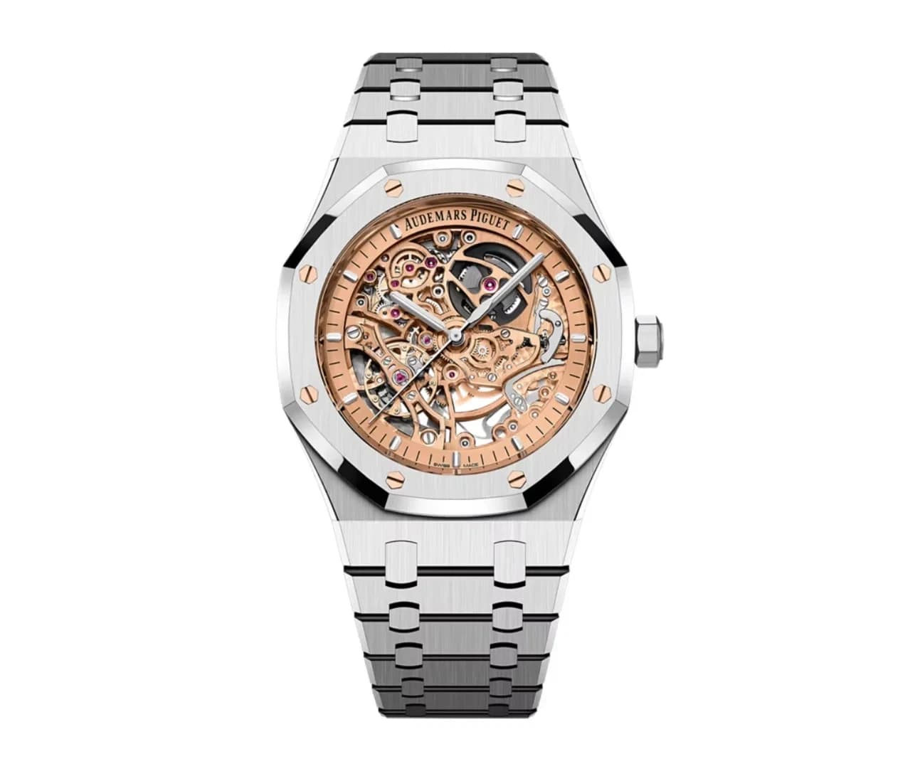 Audemars Piguet Royal Oak Double Balance Wheel Openworked 41 Rose Gold — 15407OR