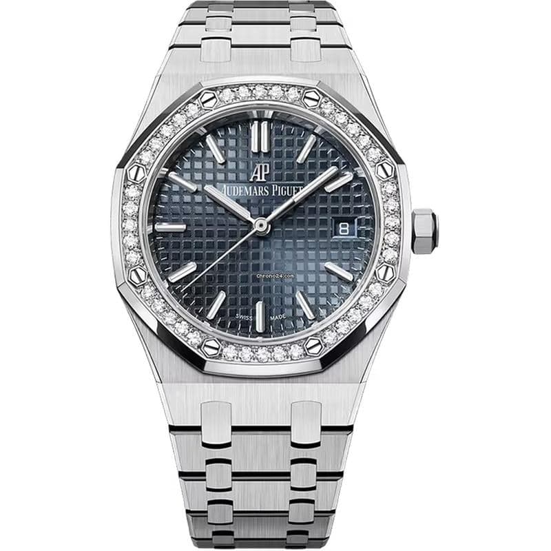 Audemars Piguet Royal Oak Selfwinding 34 Diamond Bezel — 77351ST