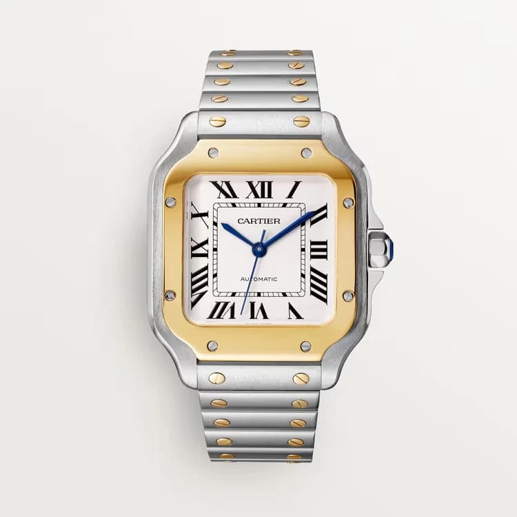 Cartier Santos de Cartier Medium Two-Tone — W2SA0007