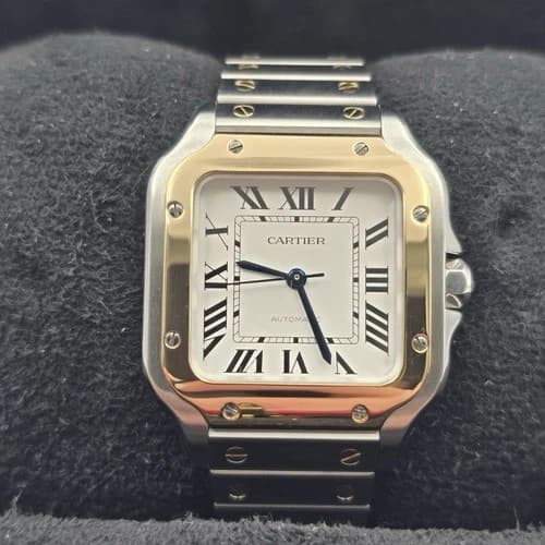Cartier Santos de Cartier Medium Two-Tone (interchangeable bracelets) — W2SA0016