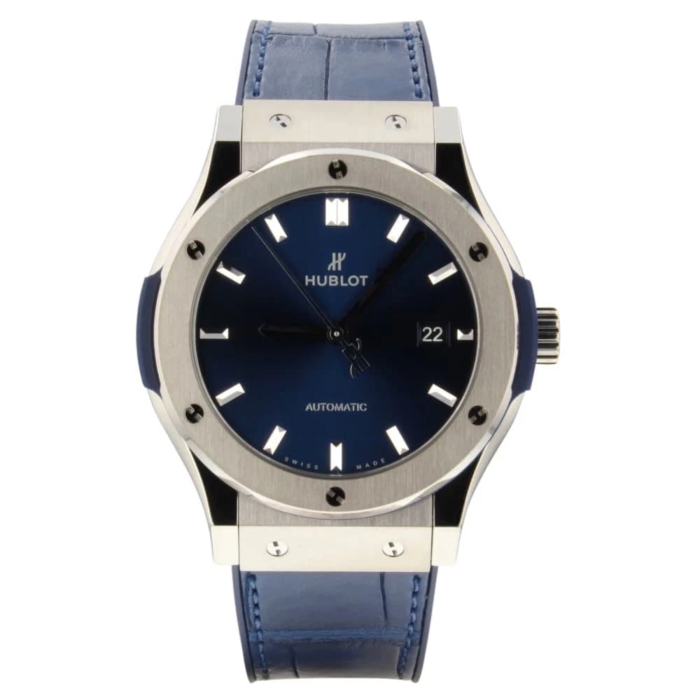 Hublot Classic Fusion Titanium Blue 45 — 511.NX.7170.LR