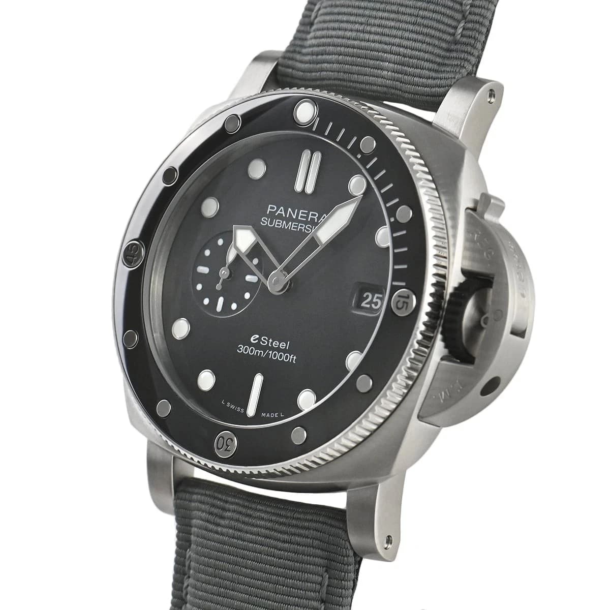 Panerai Submersible QuarantaQuattro eSteel Grigio Roccia — PAM01288