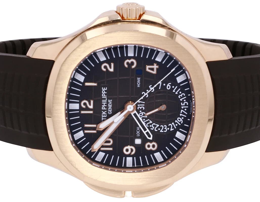 Patek Philippe Aquanaut Travel Time Rose Gold — 5164R-001