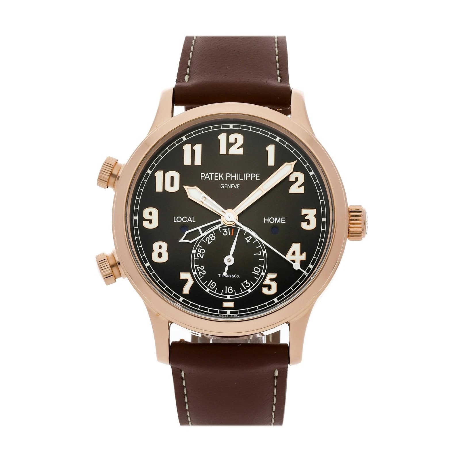 Patek Philippe Calatrava Pilot Travel Time Rose Gold — 5524R-001