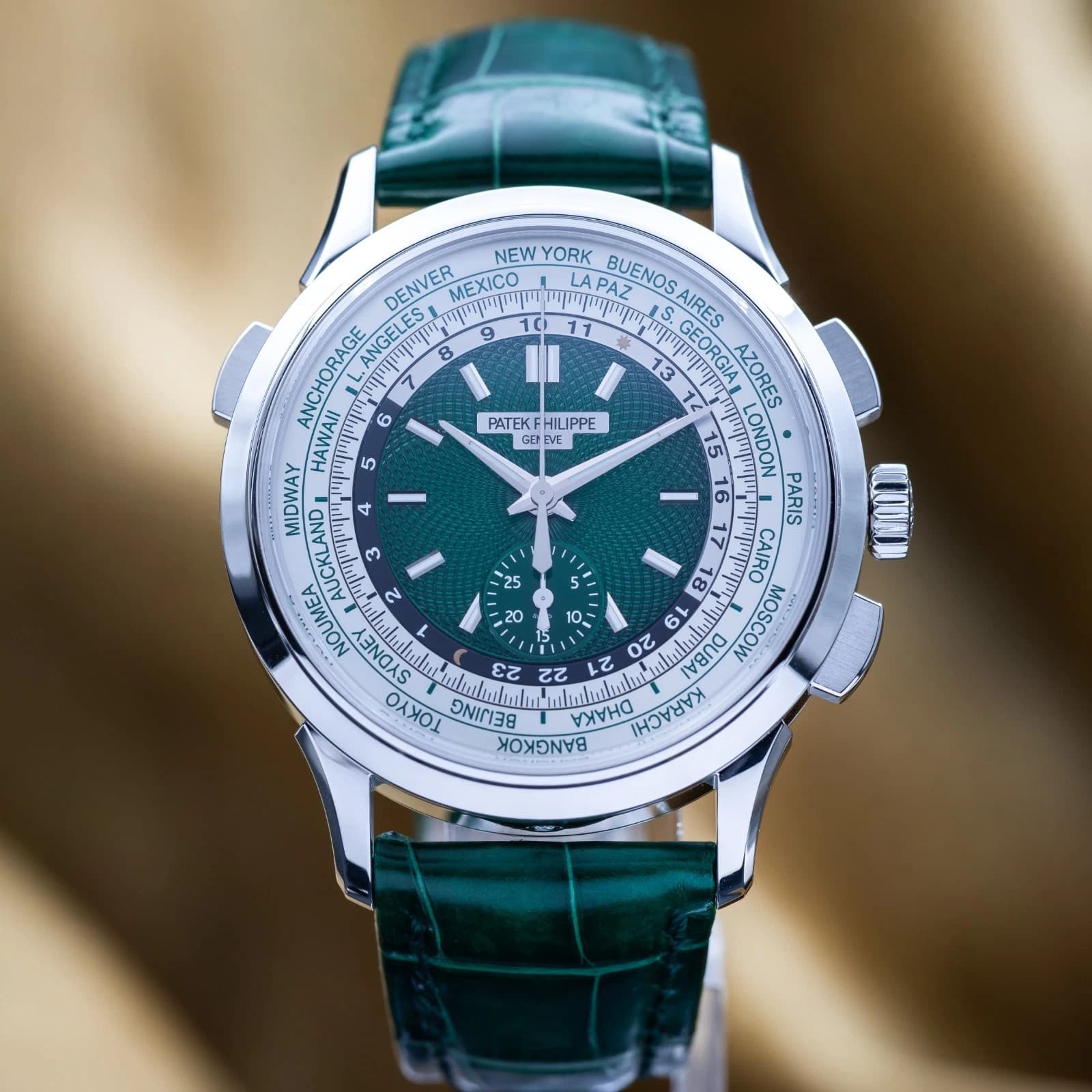 Patek Philippe World Time Chronograph Platinum — 5930P-001
