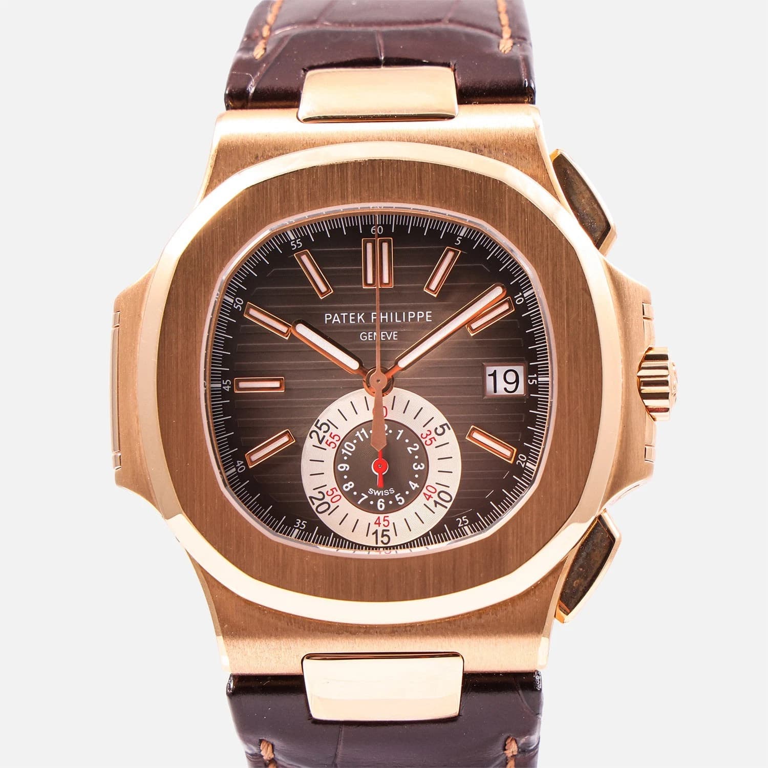 Patek Philippe Nautilus 5980 Chronograph Rose Gold — 5980R-001