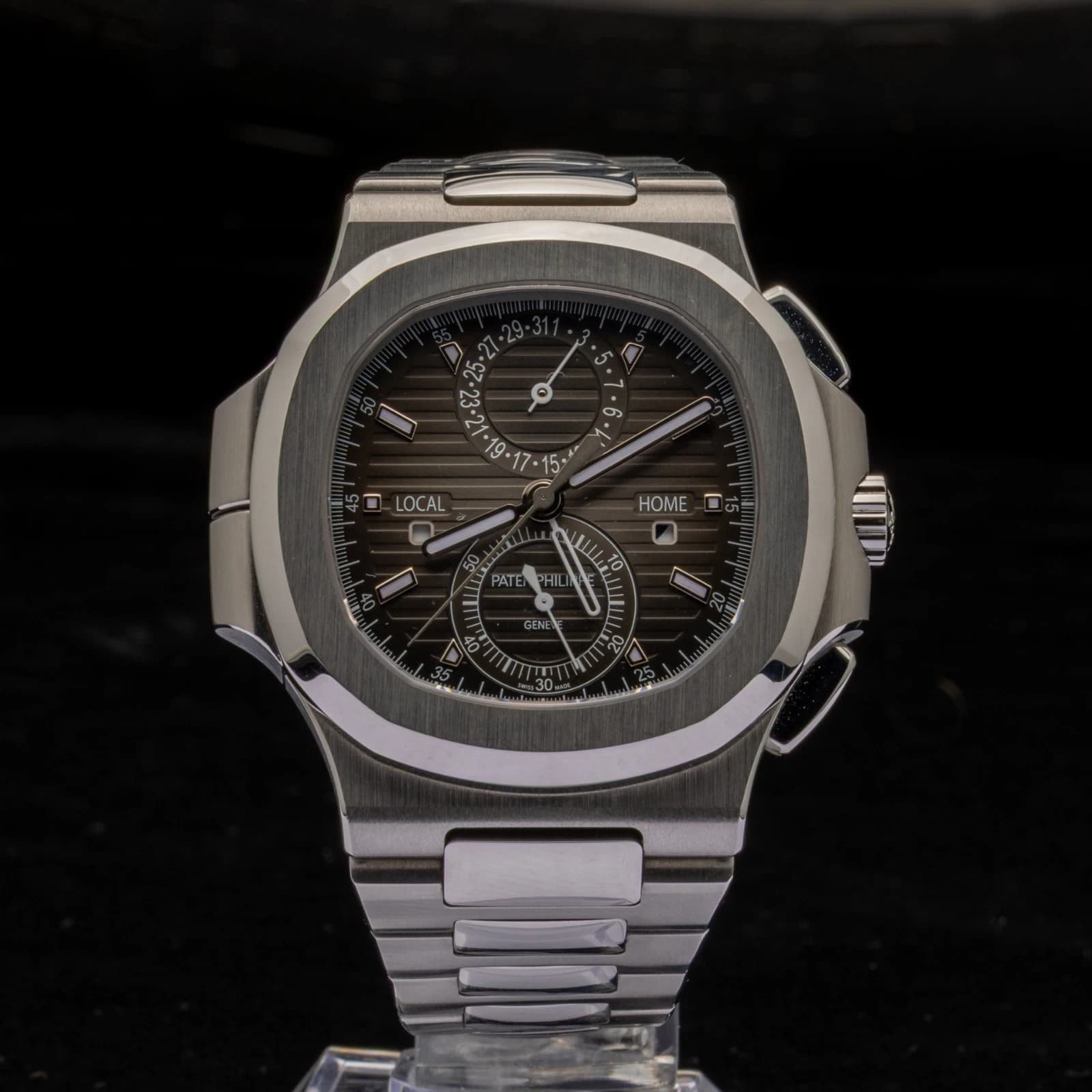 Patek Philippe Nautilus 5990 Travel Time Chronograph Blue — 5990/1A-011